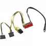 Inter-Tech 88882193 - ATX (20 ακίδων) - SATA 15 ακίδων + Molex (4 ακίδων) - ευθύ - ευθύ - πολύχρωμο - 35 mm (88882193)
