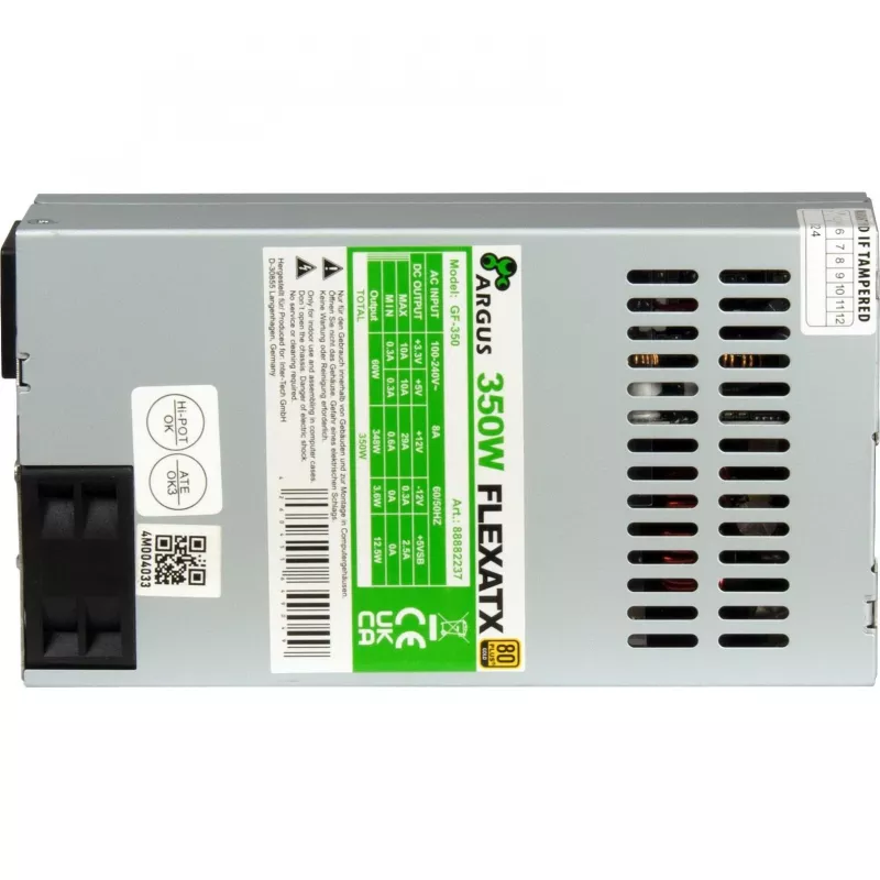 Τροφοδοτικό Inter-Tech 350W Flex ATX GF-350 BULK - Τροφοδοτικό PC/Server - ATX (88882237)