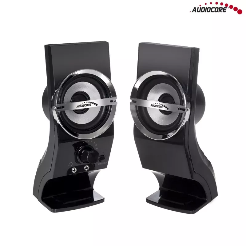 Audiocore AC805 Στερεοφωνικό Ηχείο 2.0 PC 6W μαύρο