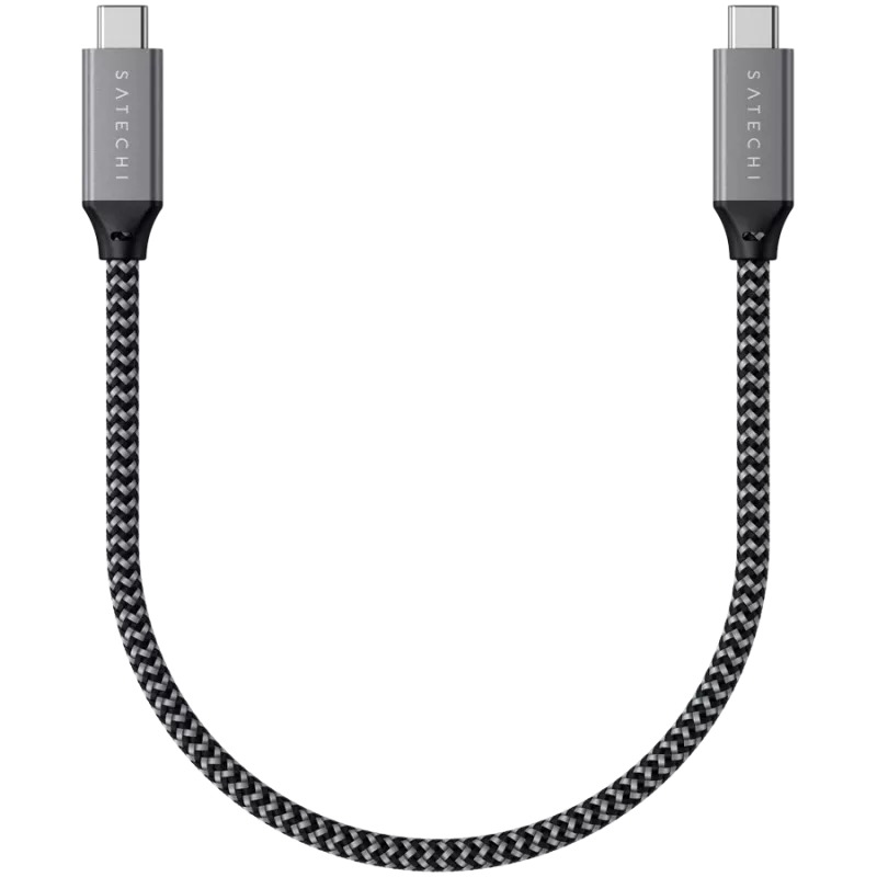 Καλώδιο USB Satechi ST-U4C25M USB4 Gen 3x2 0,25 m μαύρο γκρι