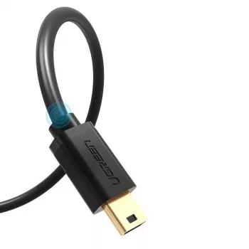 Καλώδιο USB Ugreen - Mini-USB 480 Mbit/s 3 m US132 (μαύρο)