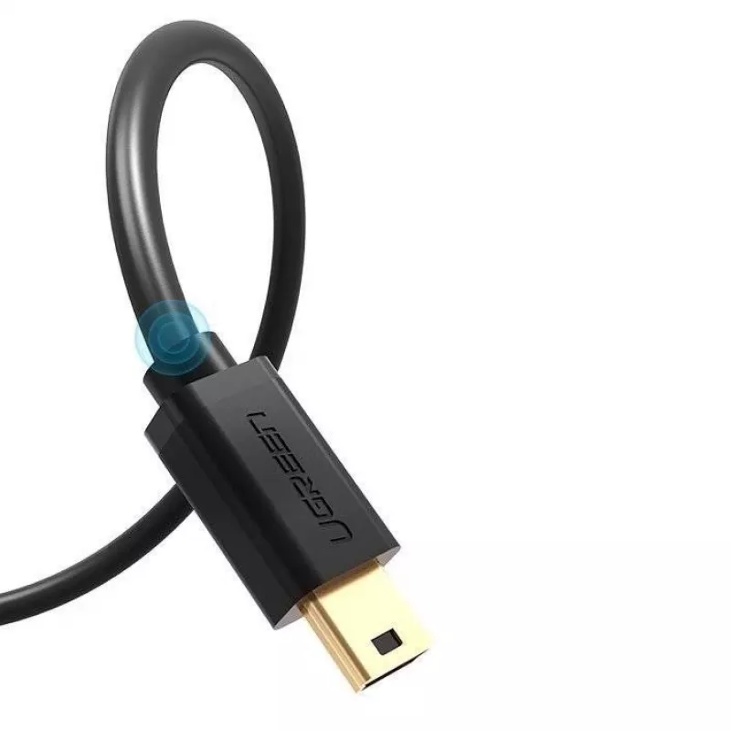 Καλώδιο USB Ugreen - Mini-USB 480 Mbit/s 3 m US132 (μαύρο)