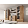 Cama sideboard 120 cm SOHO S7 λευκή δρυς/μαύρο