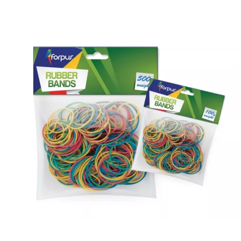 Λάστιχο Forpus FO80105 πολύχρωμο 100g blister