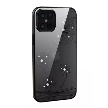 Προστατευτική θήκη Devia Crystal Flora για iPhone 12 mini — μαύρο