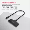 Dock laptop UNITEK Y-1096A USB Type-C μαύρο