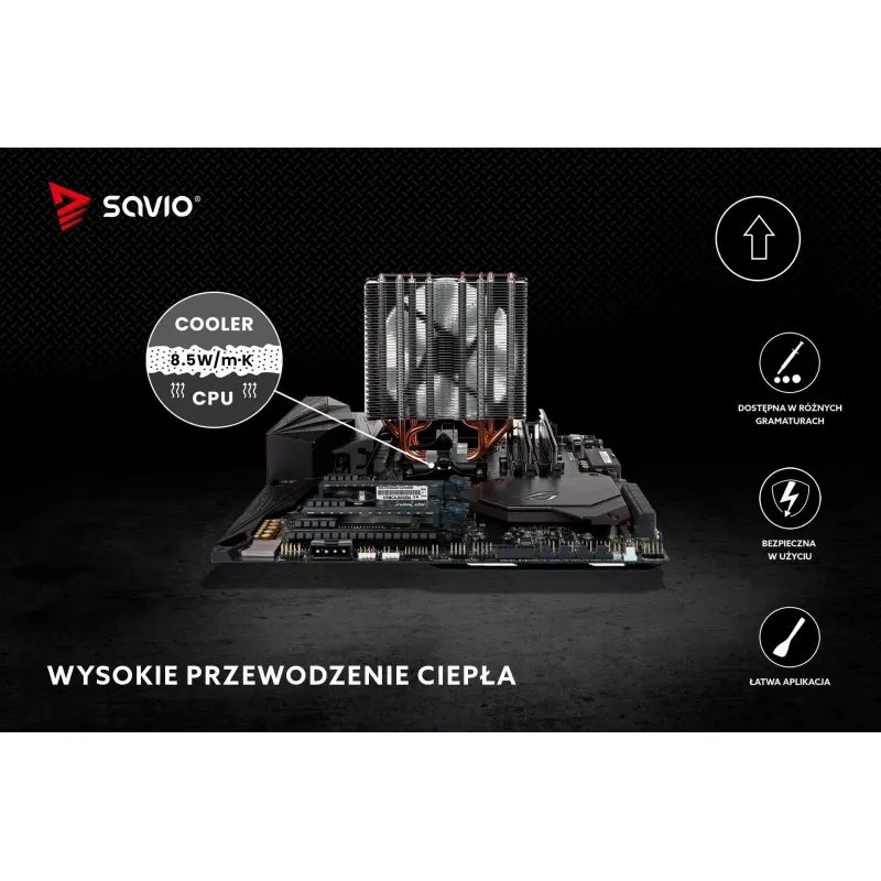 Θερμοαγώγιμη πάστα SAVIO TG-02 8,5 W/mK 2 g
