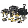 Σετ εργαλείων μπαταρίας DeWalt DCK755P3T — σετ 14 τεμ. με μπαταρίες ιόντων λιθίου