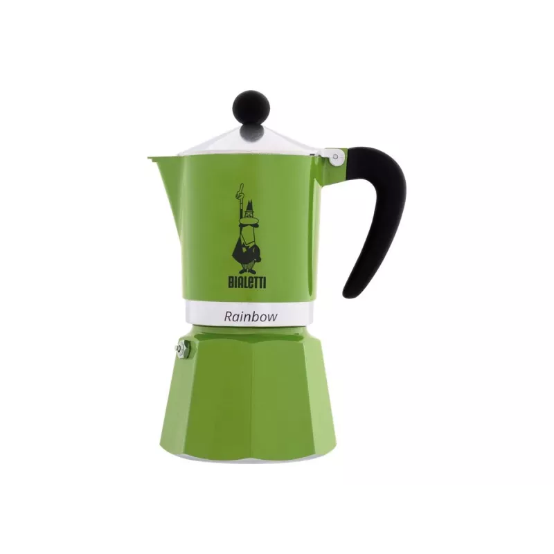 Bialetti Rainbow καφετιέρα Moka μαύρο, πράσινο