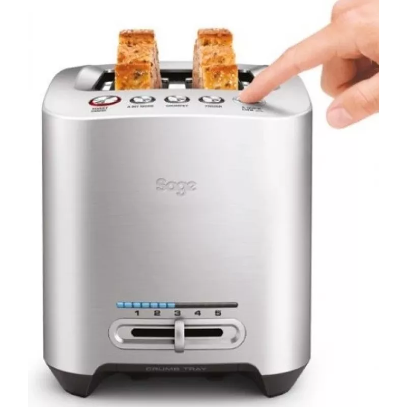 Sage the Smart Toast 5 2 φέτες ασημί