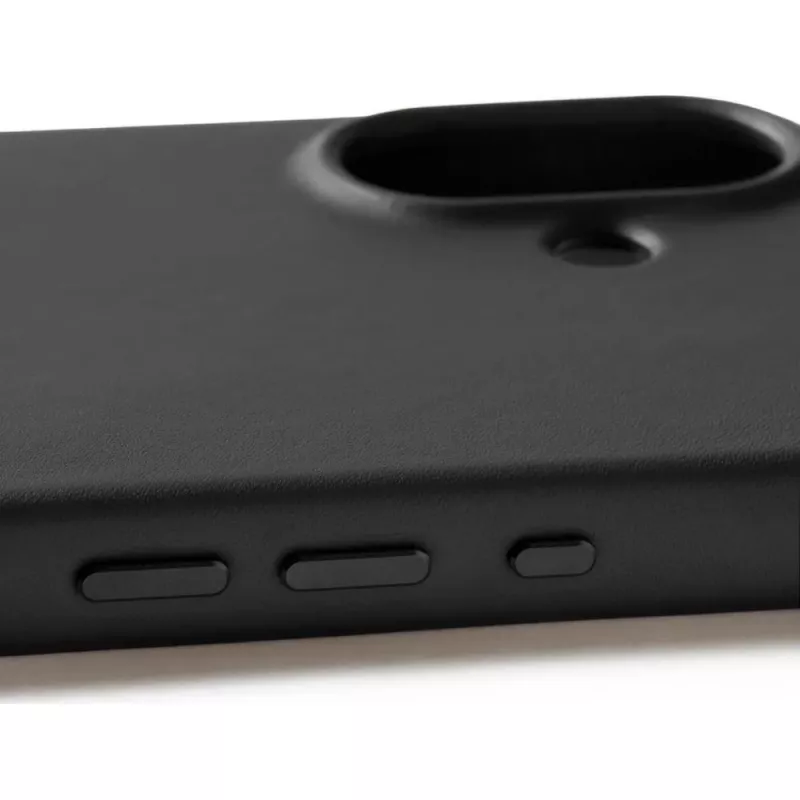 Mujjo Full Leather Case MagSafe Θήκη για iPhone 17 Μαύρο
