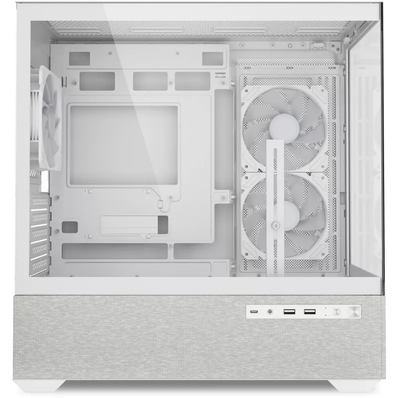 Sharkoon MK7 ARGB Κουτί mATX 2xGlas λευκό