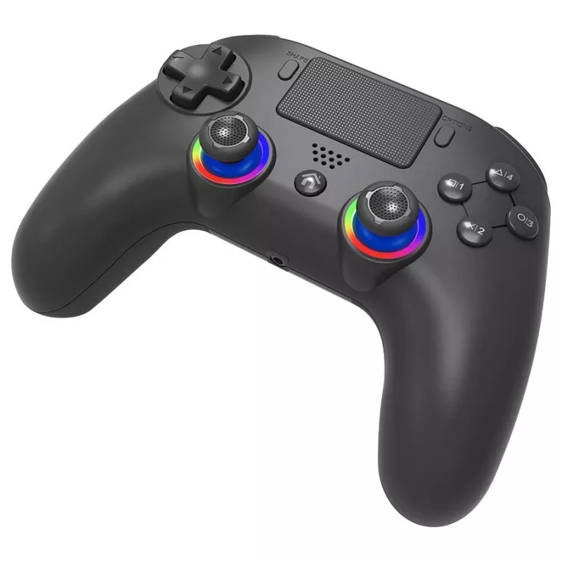 Gamepad Subsonic PS5 Wireless LED Controller μαύρο D-pad Home Επιλογές Κοινή χρήση