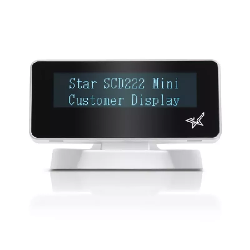 Οθόνη Star Micronics SCD222U 20 χαρακτήρες USB 2.0 λευκό