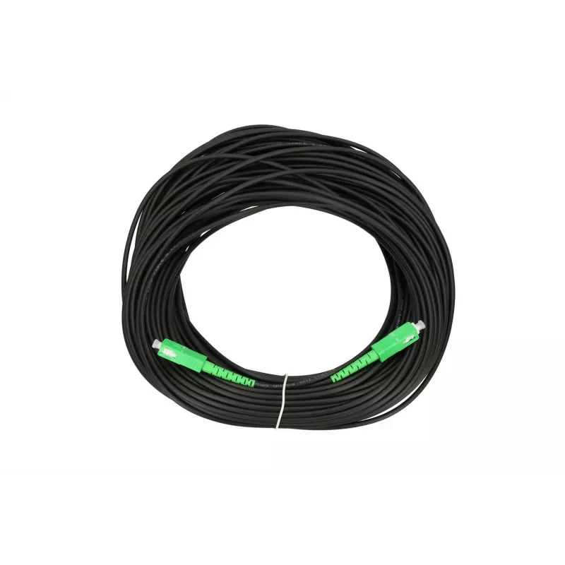 Extralink SC/APC-SC/APC Patch καλώδιο, στρογγυλό, κρεμαστό, Singlemode, Simplex, G.657A2, 20m