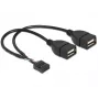 Εσωτερικό καλώδιο USB DeLOCK 83292 0,2 m υποδοχή σε υποδοχή