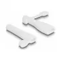 DeLOCK Καπάκι προστασίας από σκόνη για βύσμα USB Type-A και βύσμα USB Type-C σετ 2 τεμ. λευκό