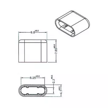 Προστατευτικό κάλυμμα υποδοχής DeLOCK 64008 USB Type-C μαύρο