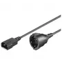 Microconnect PE130200 Καλώδιο τροφοδοσίας μαύρο 2 m υποδοχή C14