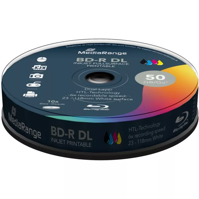 BD-R MediaRange MR509 50GB 10 τεμ.