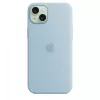Θήκη σιλικόνης Apple iPhone 15 Plus Ανοιχτό μπλε MagSafe