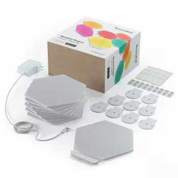 Nanoleaf HEXAGON SMARTER KIT LED Panels Λευκό 7 τεμ.