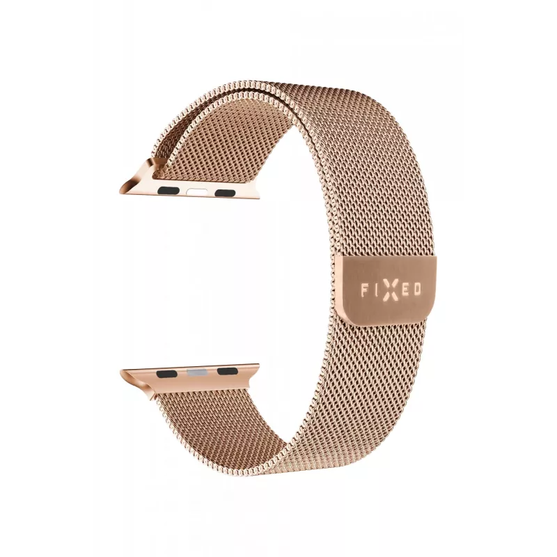 Mesh λουράκι FIXED FIXMEST-436-RG για Apple Watch 38/40/41mm Ροζ χρυσό