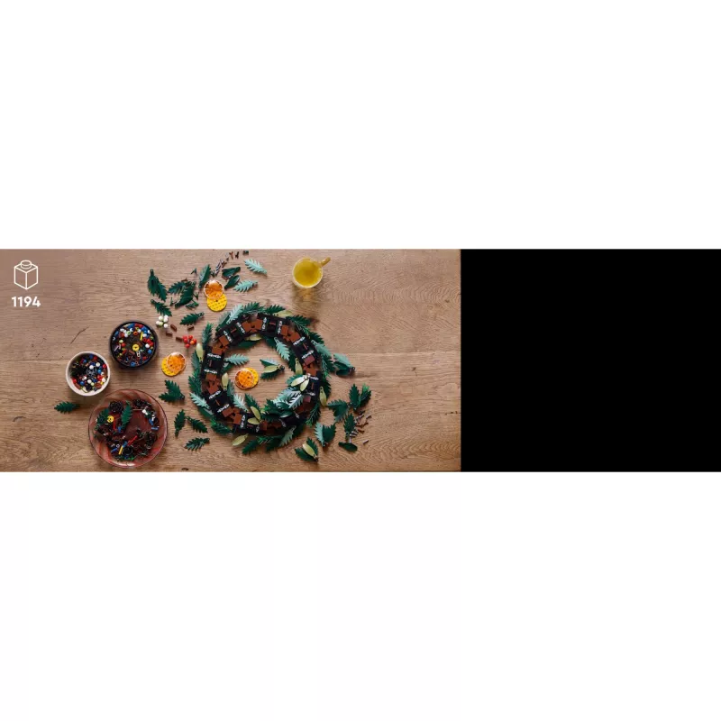 LEGO 10340 Icons Χριστουγεννιάτικο στεφάνι Δομικό παιχνίδι
