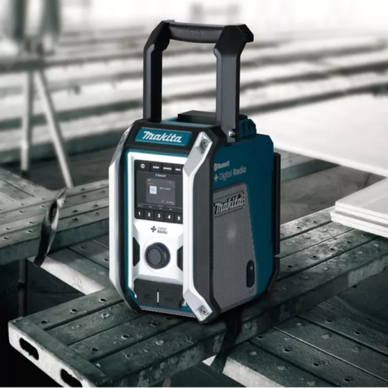 MAKITA ΡΑΔΙΟΦΩΝΟ 12/14,4/18V DMR115 FM/DAB BLUETOOTH AUX USB