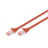 Καλώδιο Patch Digitus CAT 6 S/FTP DK-1644-005/R 0,5 m κόκκινο