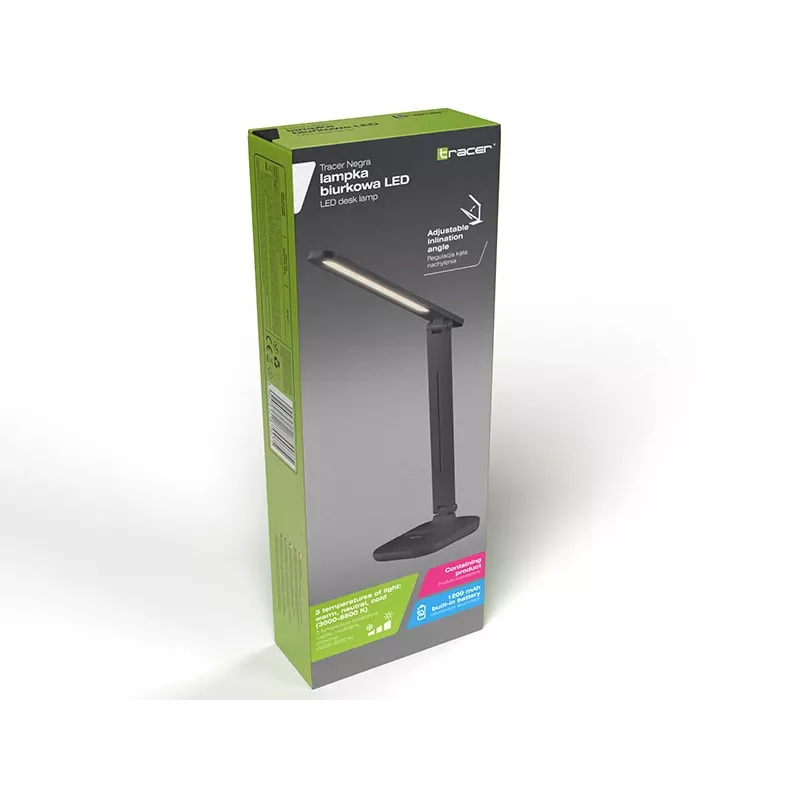 Tracer LED επιτραπέζιο φωτιστικό Negra μαύρο TRAOSW47185