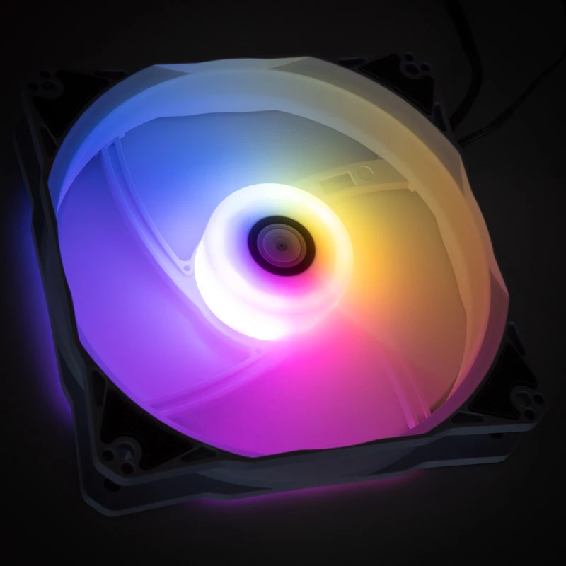 Ανεμιστήρας 120mm ARGB BitsPower Notos — λευκό, μοντέλο BPTA-FX1812NTWH-1