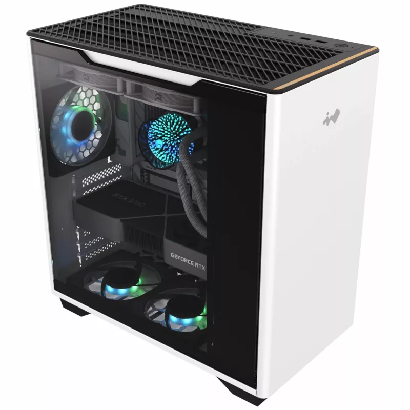 InWin A5 Midi-Tower Tempered Glass – λευκό