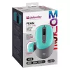 Defender Feam MM-296 52294 ασύρματο ποντίκι, αθόρυβο κλικ, οπτικό, 1600 DPI, USB, μέντα