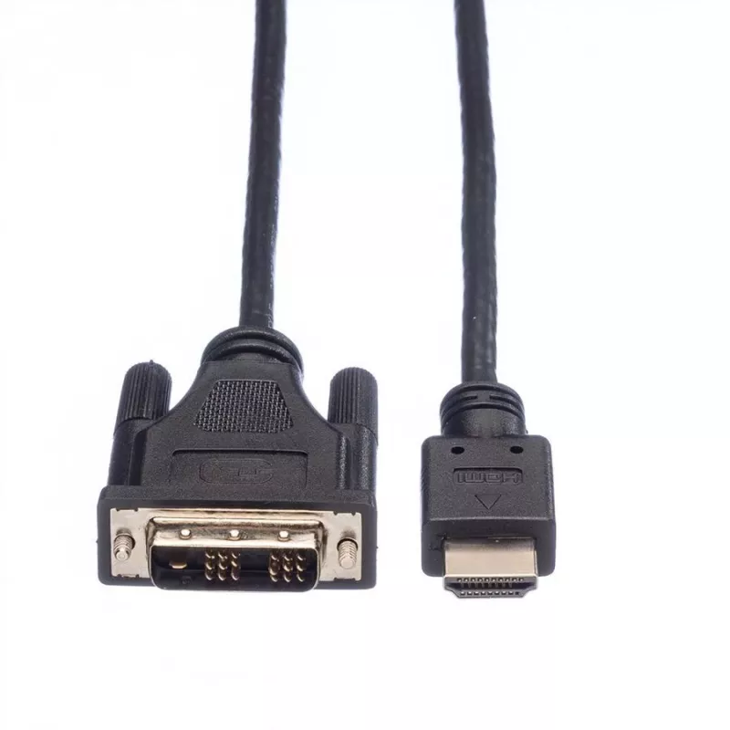 ROLINE καλώδιο αντάπτορα HDMI σε DVI-D (Single Link) - 1,5m - μαύρο (11.04.5516)