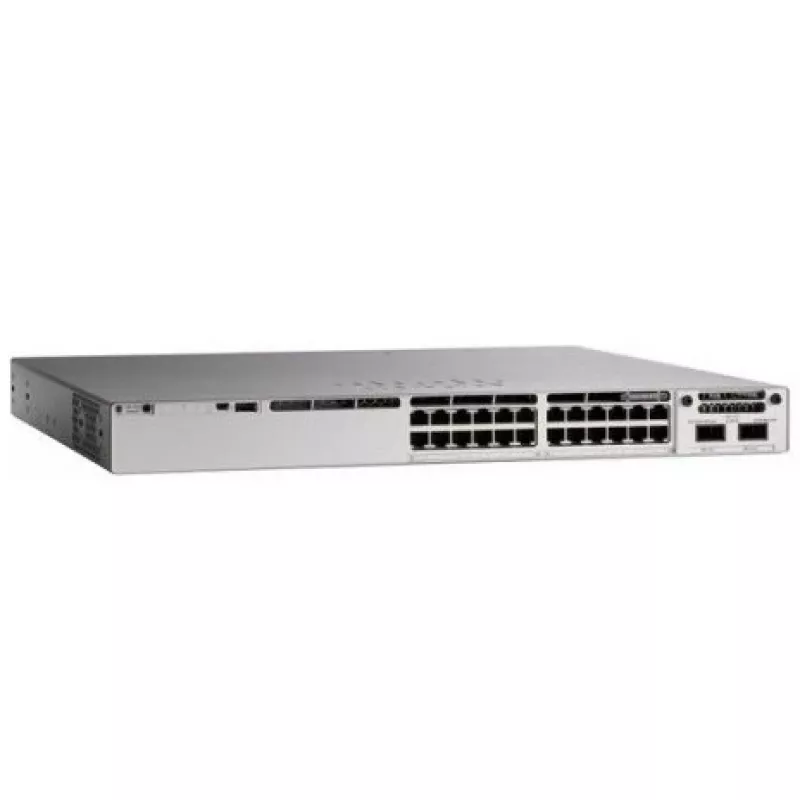 Cisco Catalyst 9200L Σειρά Switch 24 θυρών (24x 1G Base-T, 4x SFP) με 1x 125W Τροφοδοτικό Network Essentials E