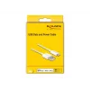 Καλώδιο USB δεδομένων και φόρτισης DeLOCK 83000 για iPhone iPad iPod λευκό 1 m