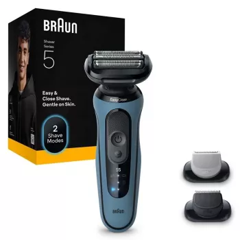 Ηλεκτρική ξυριστική μηχανή BRAUN Series 5 Μοντέλο 52-A1650s, γαλάζιο