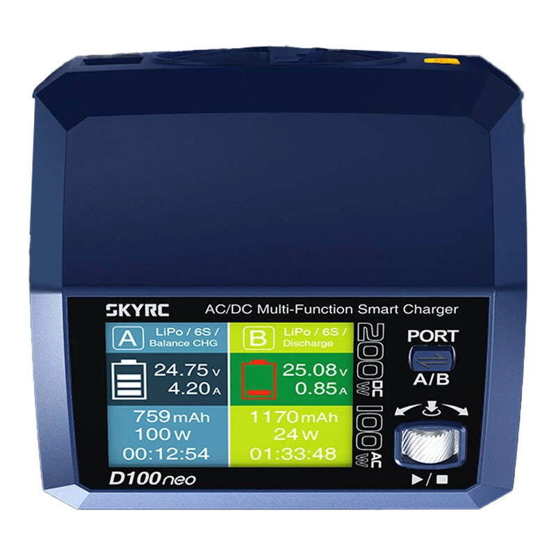 Φορτιστής SKYRC D100neo 100W Dual Channel — SKYRC SK-100199-01