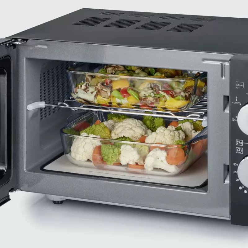Φούρνος μικροκυμάτων με γκριλ Severin MW 7762, 800 W, 20 l