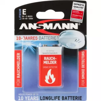 Μπαταρία μίας χρήσης Ansmann 9V Λιθίου