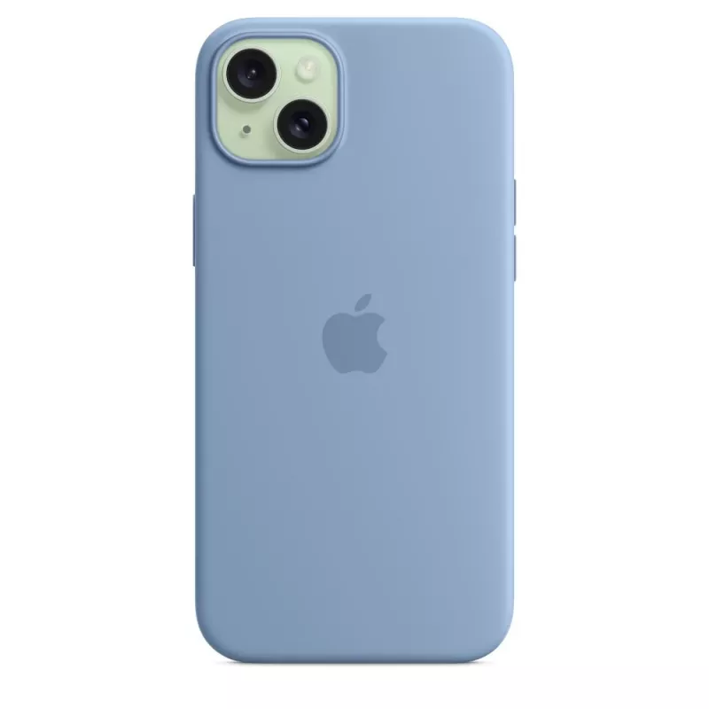 Apple iPhone 15 Plus Σιλικονούχα Θήκη με MagSafe - Winterblau