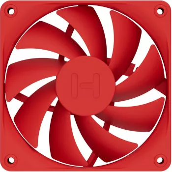 Ανεμιστήρας ψύξης υπολογιστή HYTE FA12-RR-4 120 mm, 1500 U/min, 72 m³/h, 1,6 mmH2O, ρουλεμάν ρευστοδυναμικό, κόκκινο, συσκευασία 4 τεμ.