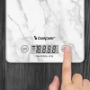 Ζυγαριά κουζίνας Beper P102BIL004 - ψηφιακή, 5 kg, 1 g, λευκό μάρμαρο