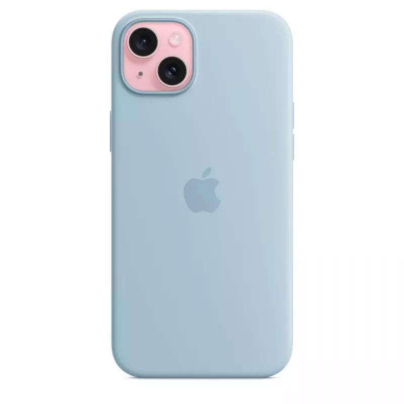 Θήκη σιλικόνης Apple iPhone 15 Plus Ανοιχτό μπλε MagSafe