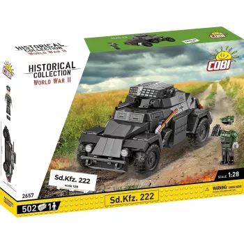 Cobi Blocks Sd.Kfz 222 κιτ μοντελισμού COBI-2657 — 502 τουβλάκια