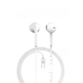 In-Ear ακουστικά Tellur Basic Urbs Type-C Λευκό