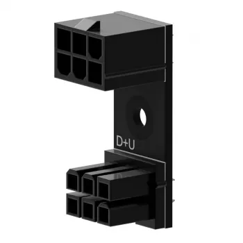 Αντάπτορας 6‑Pin PCIe 180° D+U, Singularity SC-A-PCIE6-DU, ορθογώνιος αντάπτορας τροφοδοσίας 6‑Pin PCIe
