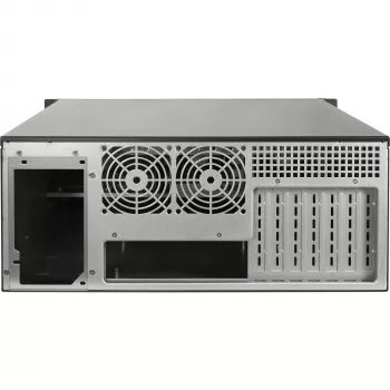 Κουτί rackmount INTER-TECH IPC 4U-4508 μαύρο — κουτί διακομιστή/PC 4U, rackmount