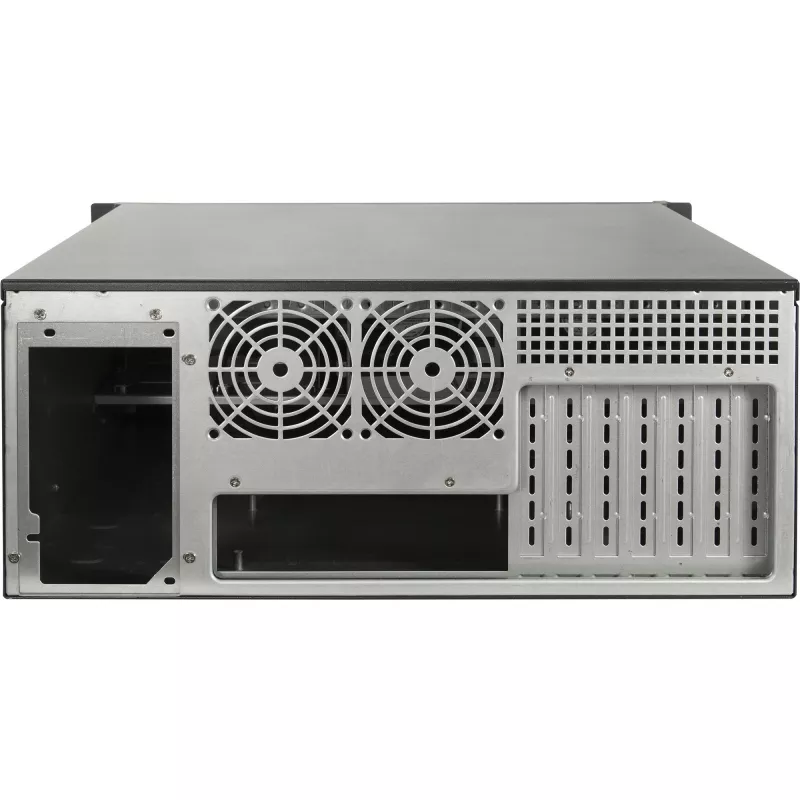 Κουτί rackmount INTER-TECH IPC 4U-4508 μαύρο — κουτί διακομιστή/PC 4U, rackmount